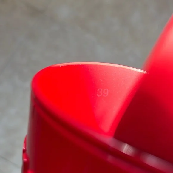 Givenchy Slide Sandal Red Size 39 - Picture 6 of 8